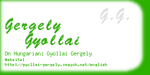 gergely gyollai business card